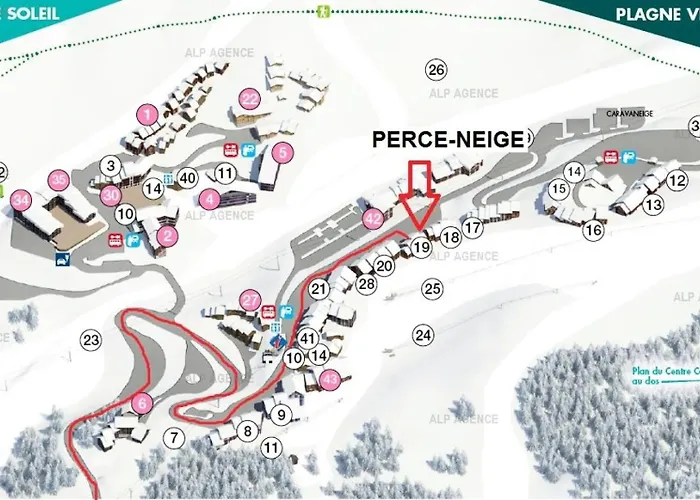 Le Perce Neige - Triplex 5 Pieces 8/10 Pers - Le Perce Neige -024pn- Wifi- Direct Sur Pistes Mae-1914 Appartement La Plagne